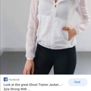 Zyia Ghost white jacket size XL.
